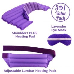My Heating Pad Home Set PLUS Heaing Pads Purple