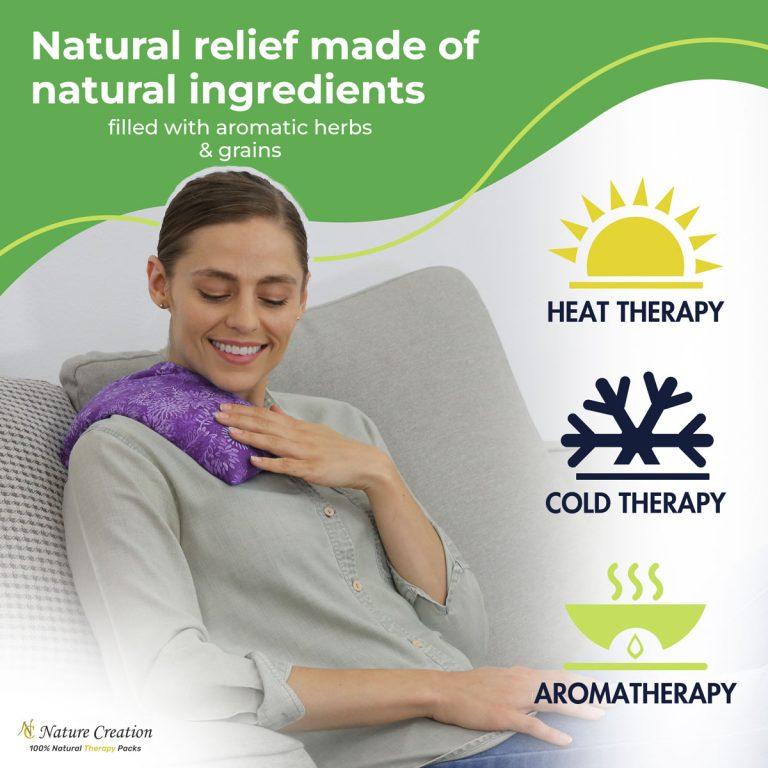 Microwavable Herbal Heat Pads for Soothing Relief & Relaxation