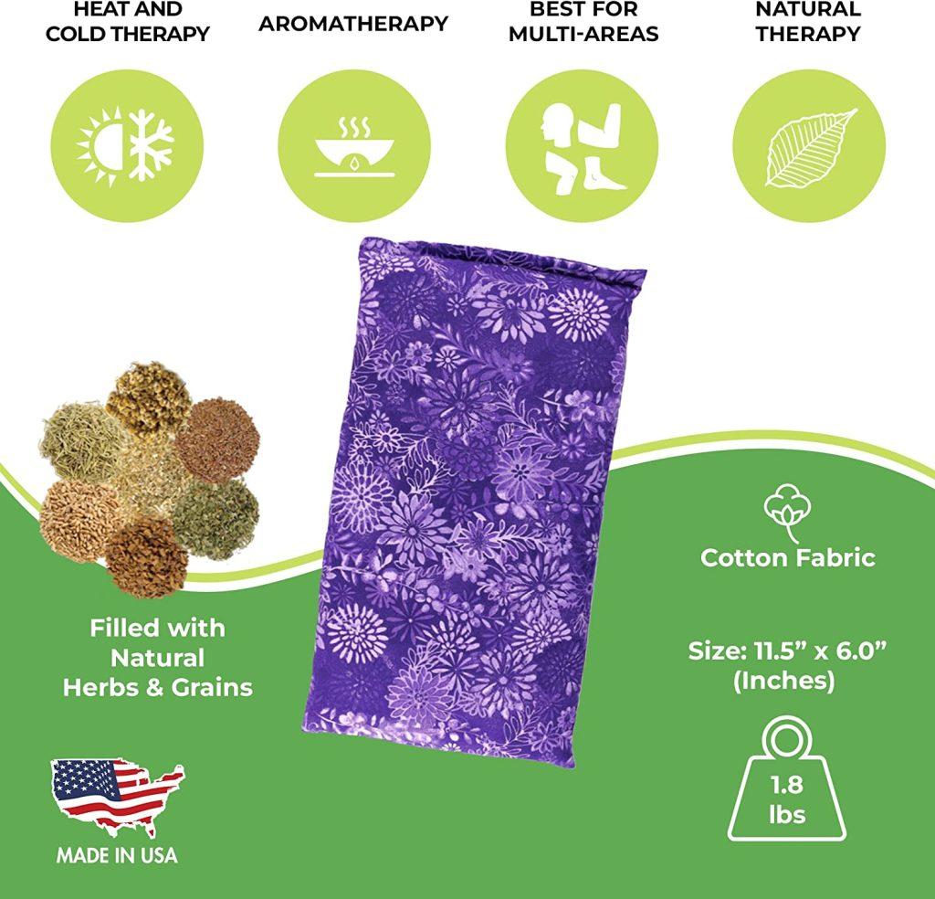 Microwavable Herbal Heat Pads for Soothing Relief & Relaxation