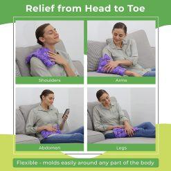 Microwave heating pad for, neck, shoulder, Joints and abdomen.