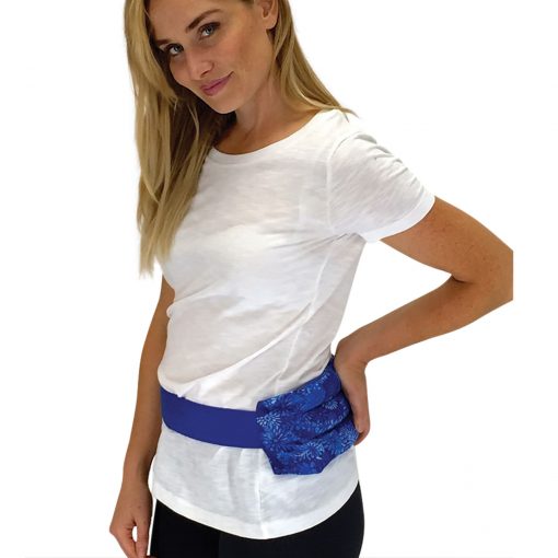 Nature Creation Back & Abdoment Heating Pad. Color: Blue Flowers
