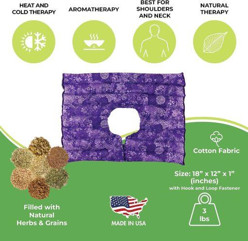 Nature Creation Upper Body Herbal Microwave Heating Pad Specification & Features