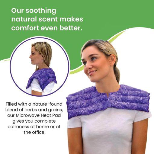 Nature Creation Upper Body Herbal Microwave Heating Pad - Our soothing natural aroma makes comfort even better