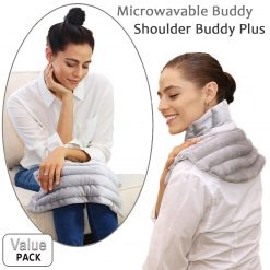 Heating Pad Solutions Premium Value Set of Lavender Microwave Heating Pads at a discounted price.