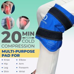 Rectangle Gel Ice Pack for joints and muscles. Ice pack for joints.