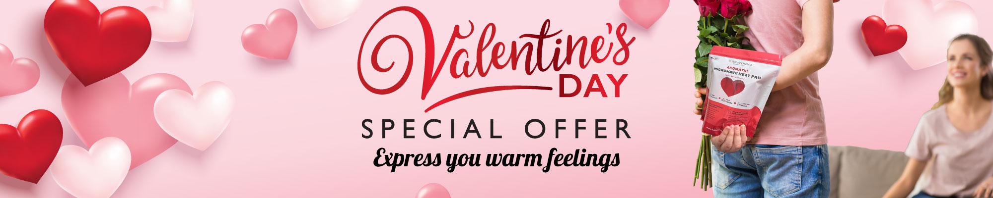 Valentines Day Special offer - order now! Express your warm feelings.