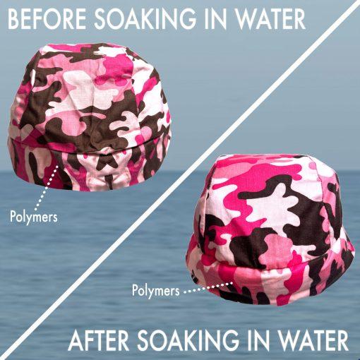 Cool Strip Bandanna - Pink Camouflage - Cold Gel Pack