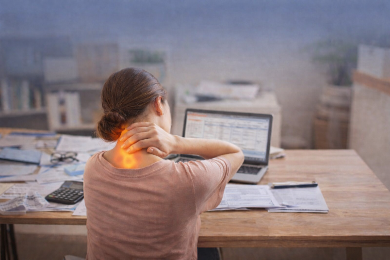 Tax Day Tension: Why Stress Shows Up in Your Neck