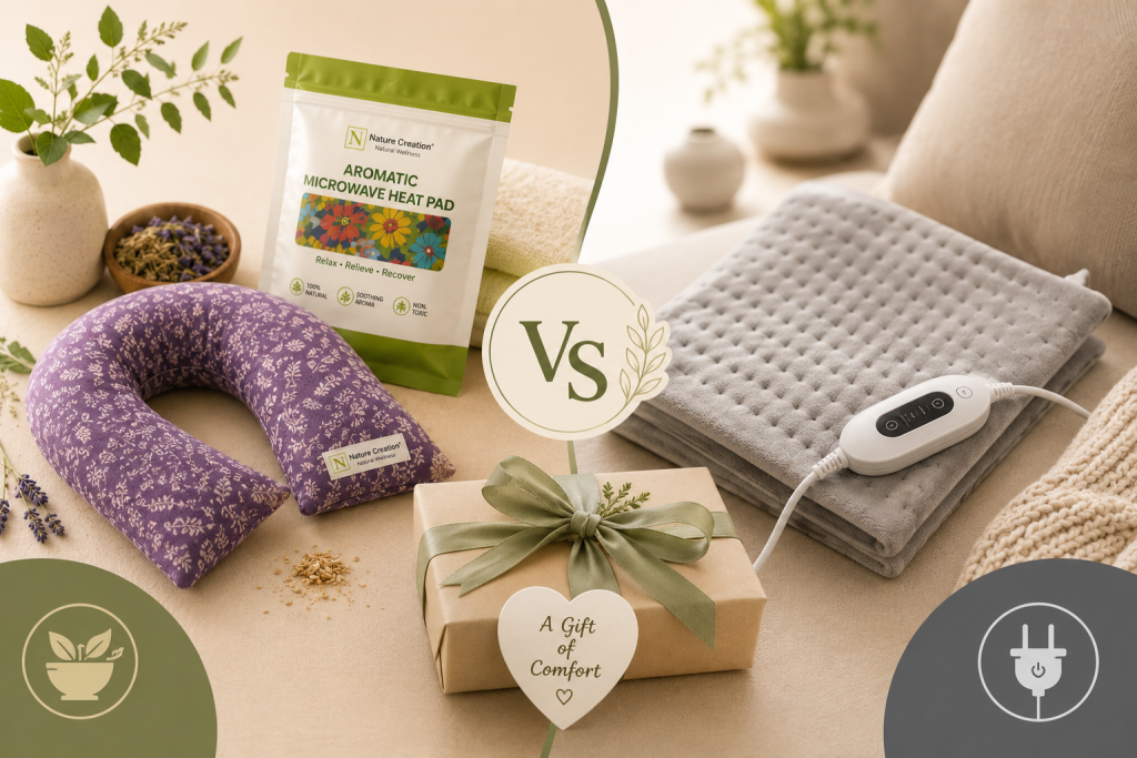 Herbal vs Electric Heating Pads: Which Makes a Better Gift?