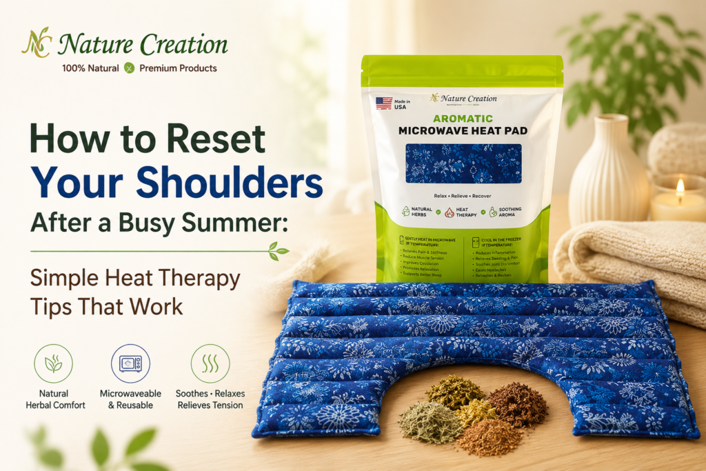 How to Reset Your Shoulders After a Busy Summer: Simple Heat Therapy Tips That Work