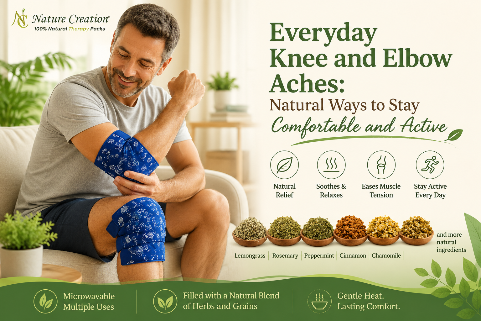 Everyday Knee and Elbow Aches: Natural Ways to Stay Comfortable and Active