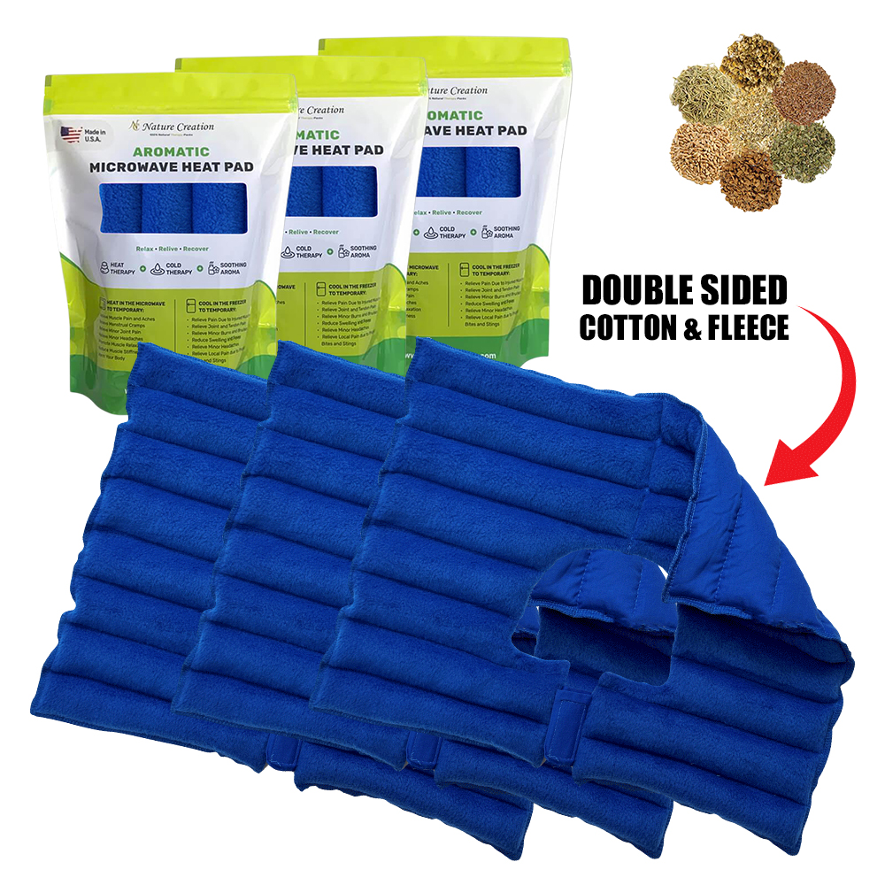 Microwavable Heating Pads for Upper Body Trio – Pamper & Relax Bundle